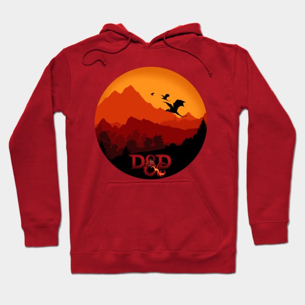 DnD Black Dragons Hoodie by Anilia